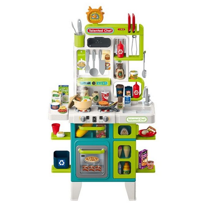 Кухня 101 см,вода,пара,світло,звуки,104 предмети,кухня іграшкова