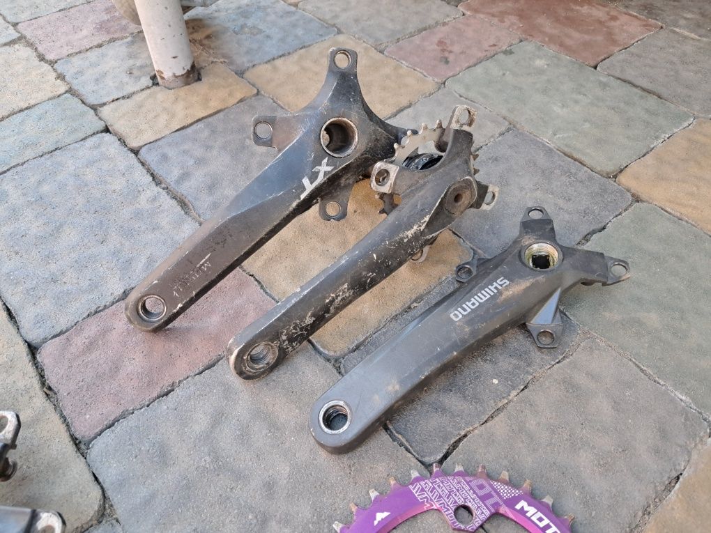 Система шатунів, шатуни Shimano Deore Xt Alivio Sram Truvativ SrSuntor