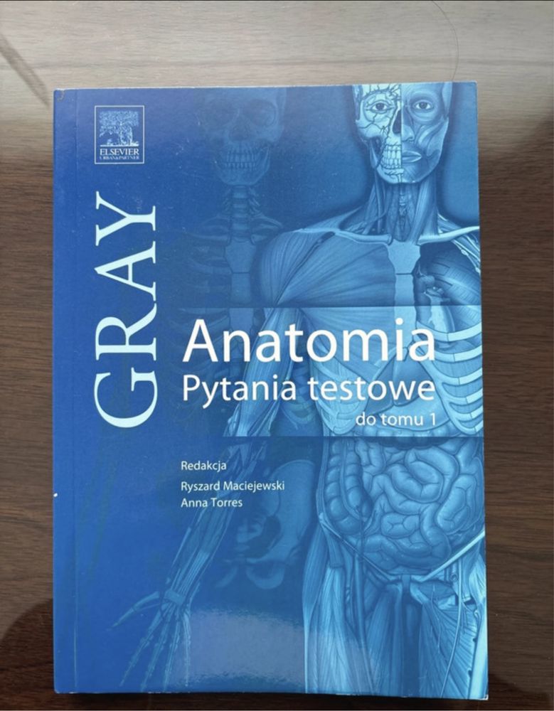 pytania testowe anatomia Gray