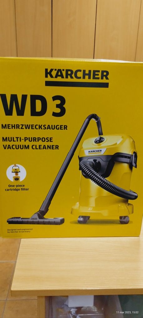 Karcher odkurzacz WD 3 fv, gwarancja