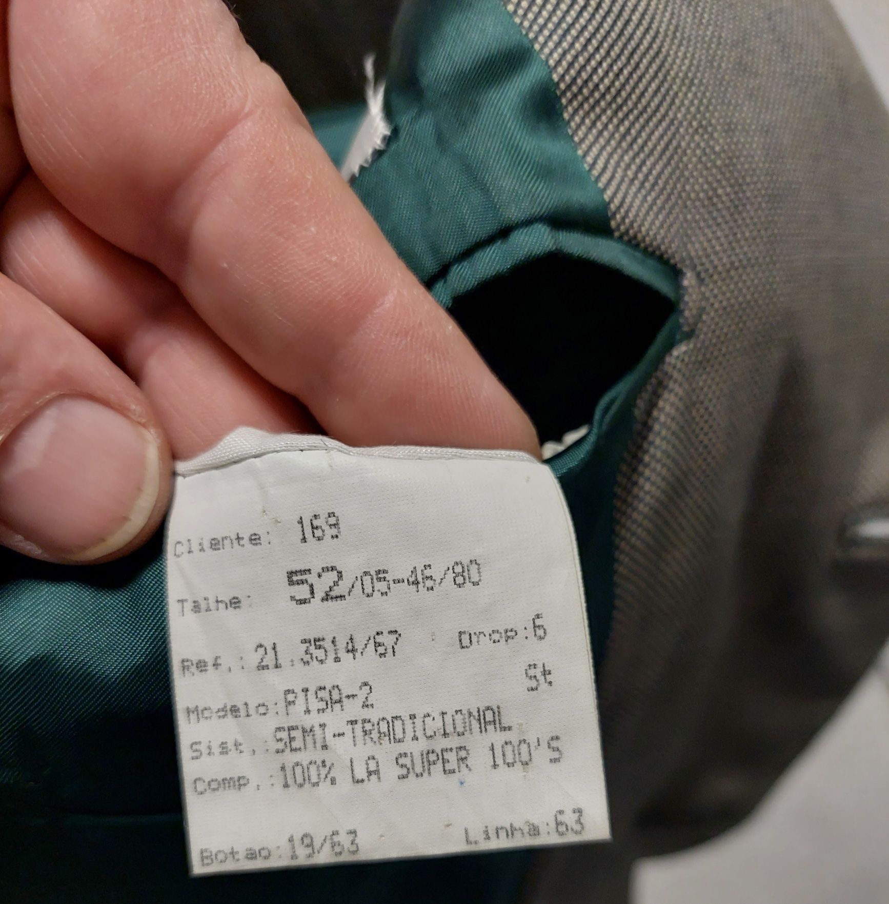 -50%Blazer Cinza e verde