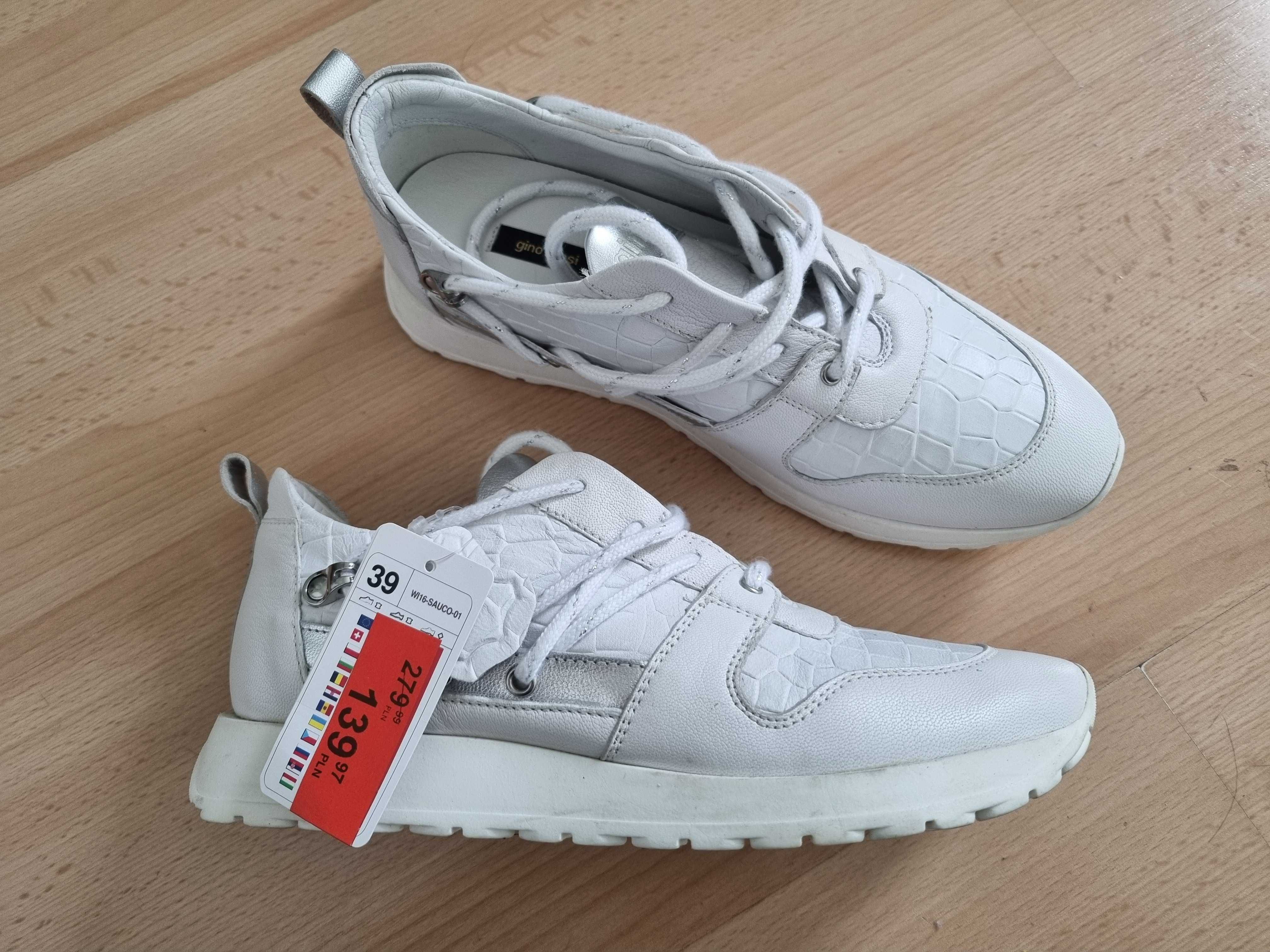 Adidasy sneakersy Gino Rossi 39 białe