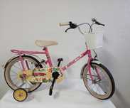 Bicicleta rosa criança