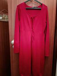 Vestido de inverno vermelho Quebramar M/Novo