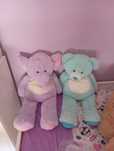 Elefante e urso peluche