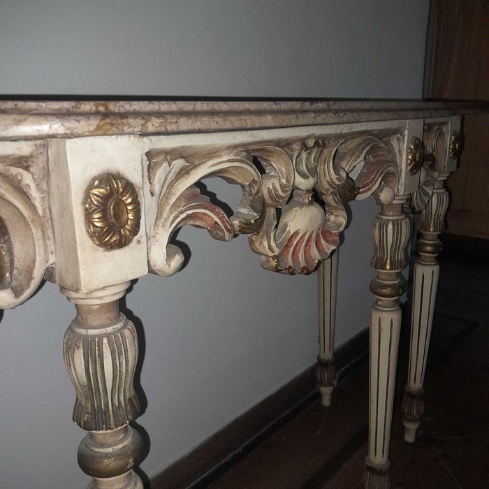 Credência Vintage com tampo de mármore, só até dia 9/11