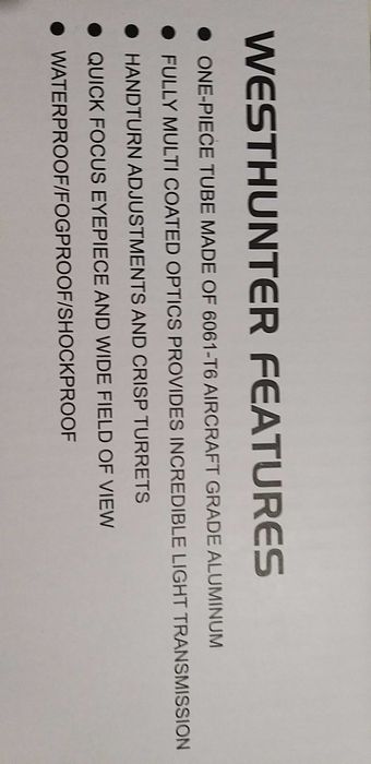 Mira Westhunter HD Gen2 6-24x50 FFP