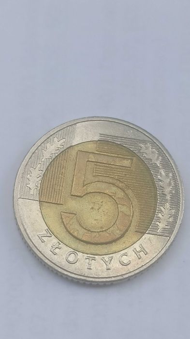 Destrukt monety 5zł