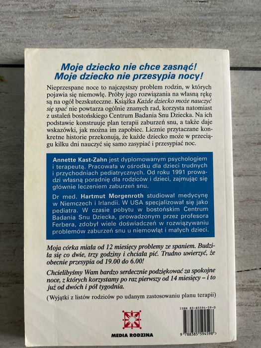 Każde dziecko może nauczyć się spać