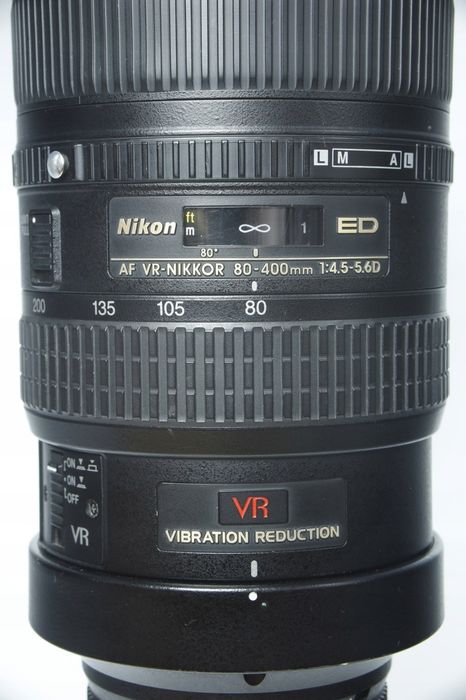 AF 80-400mm 4.5-5.6 VR Nikkor Nikon F FX Gwarancja 23%VAT