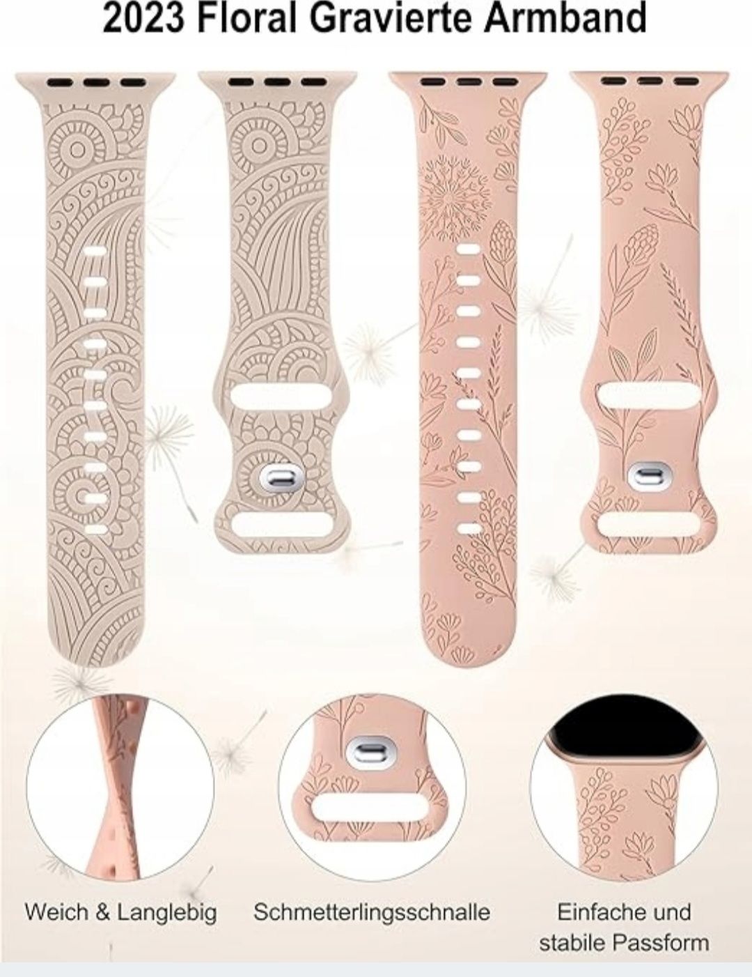 Opaską dekoracyjną Pasek do Apple Watch 10,9,8,7,6,5,SE 38/40/41/42mm