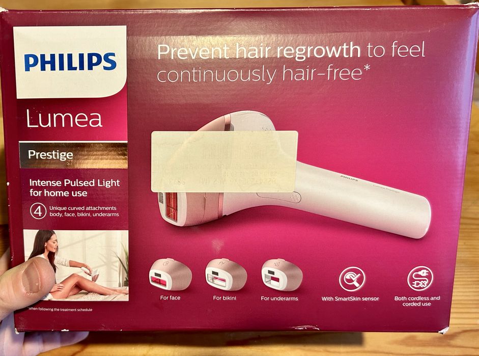 Philips Lumea Prestige jak nowe, pełny zestaw