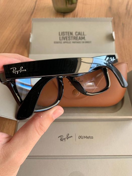 Смарт-окуляри Ray-Ban Meta Wayfarer SHINY BLACK CLEAR