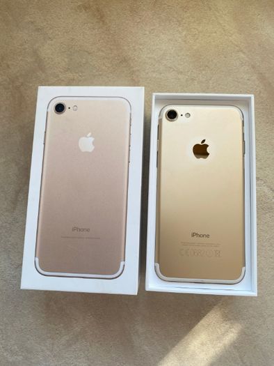 iPhone 7 Apple 32GB złoty gold + etui stan idealny