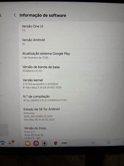 Tablet samsung Galaxy S9