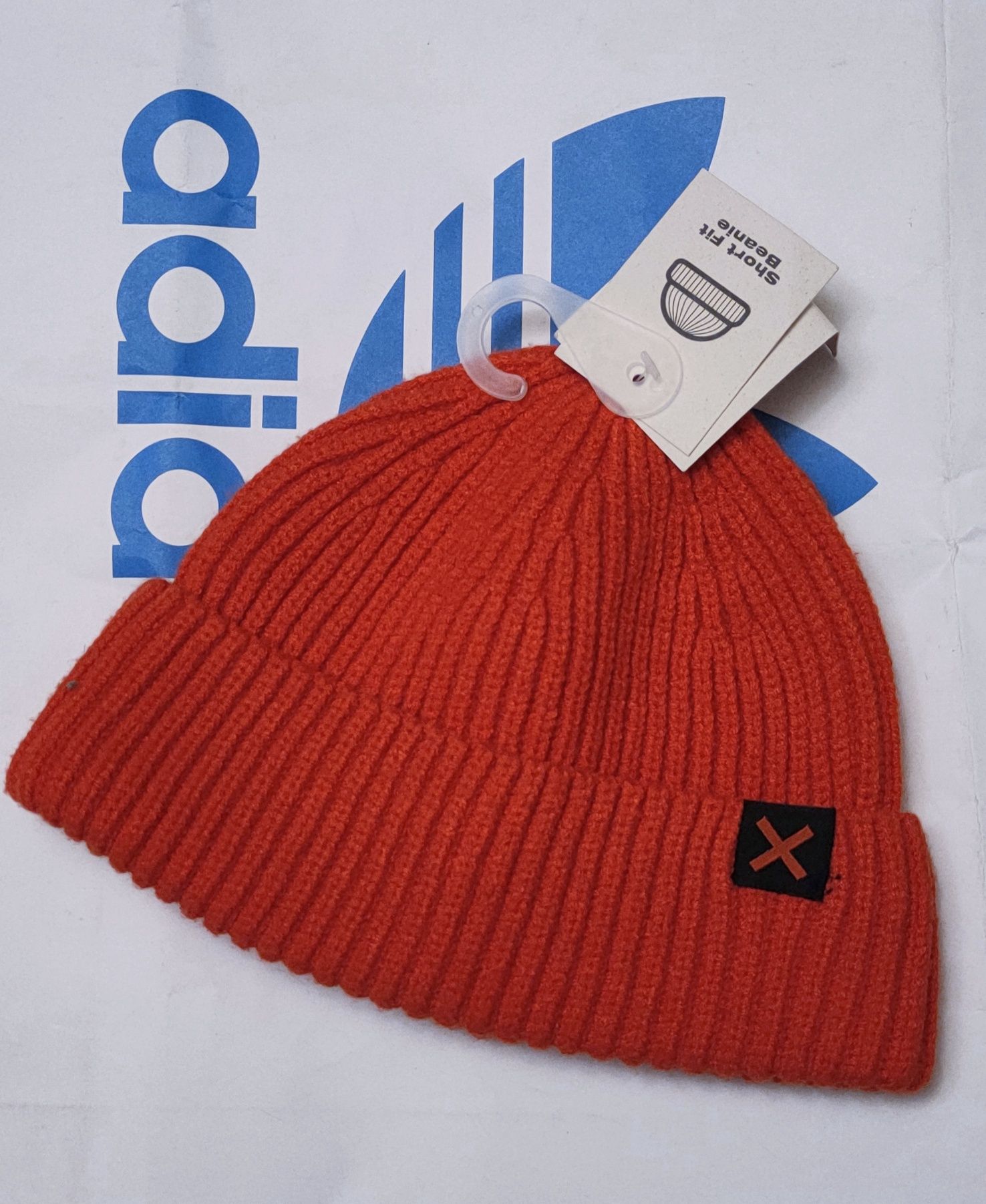 Czapka beanie męska damska pomarańczowa zimowa ny new era dc burton