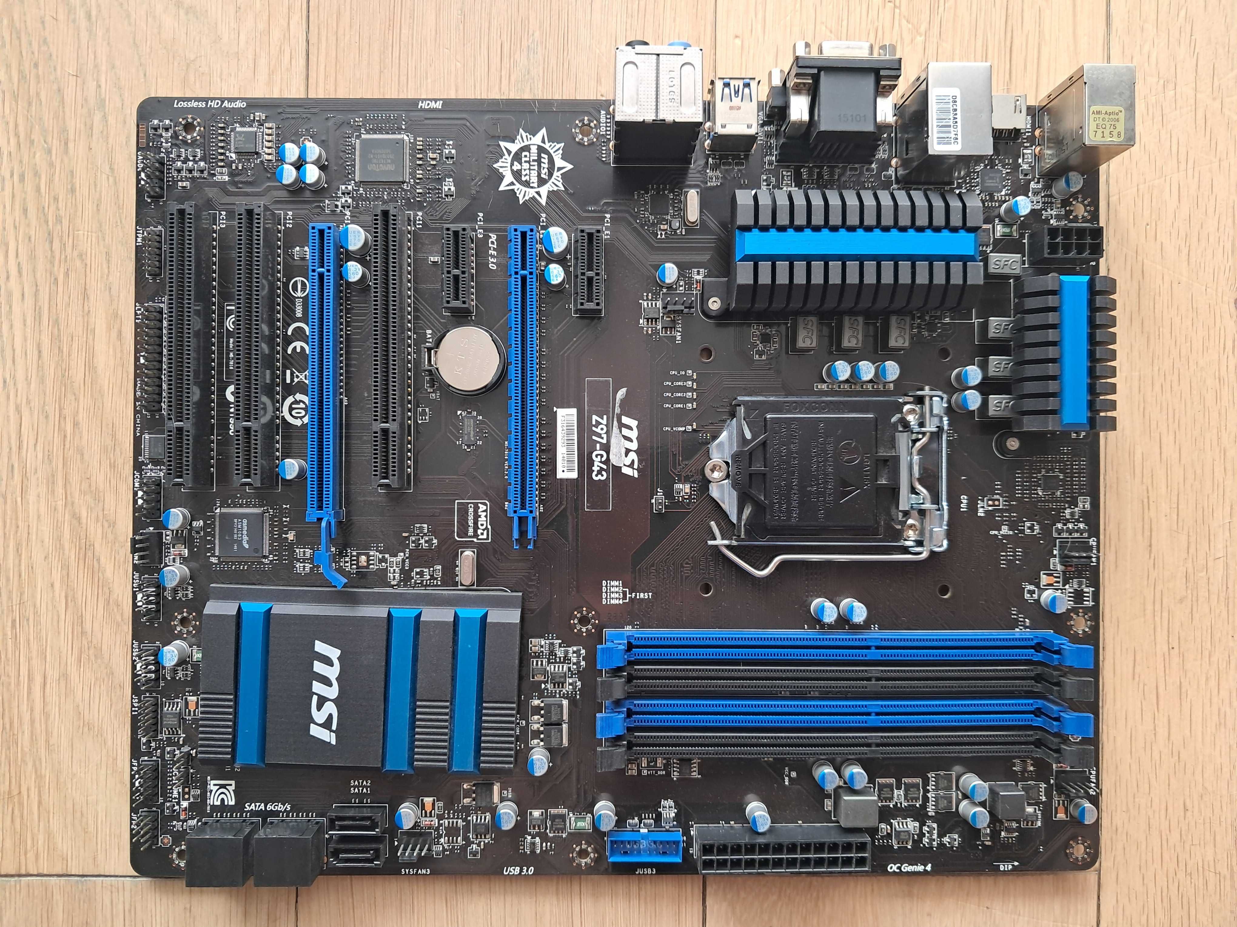 Płyta główna MSI Z97-G43, Intel Z97, 4xDDR3, VGA, GbLAN, ATX LGA1150