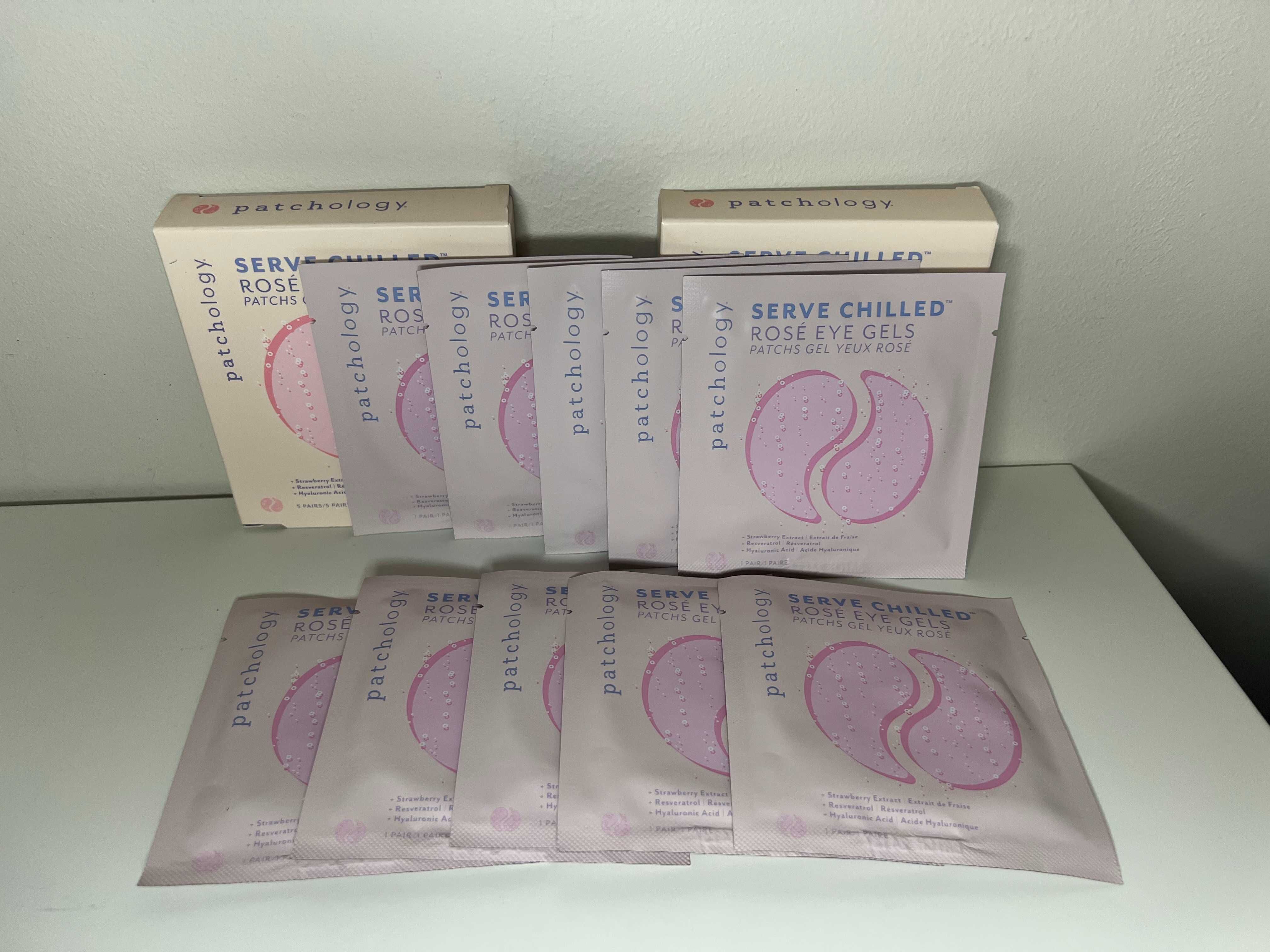 PATCHOLOGY Serve Chilled – Żelowe płatki pod oczy rosé nowe 10szt