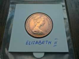 Moneta 2 New Pence , Elizabeth II 1971r. Brąz. - Stan-Menniczy