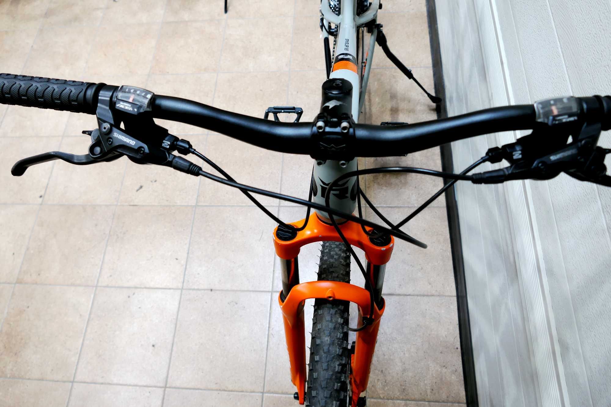 Rower MTB REX, koła 29", alu, ham hydr tarczowe,amo, Shimano DEORE,3X9
