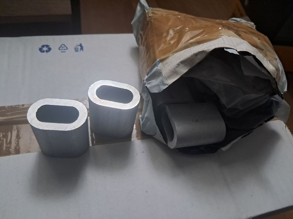 Tulejka aluminiowa zaciskowa do liny 12mm