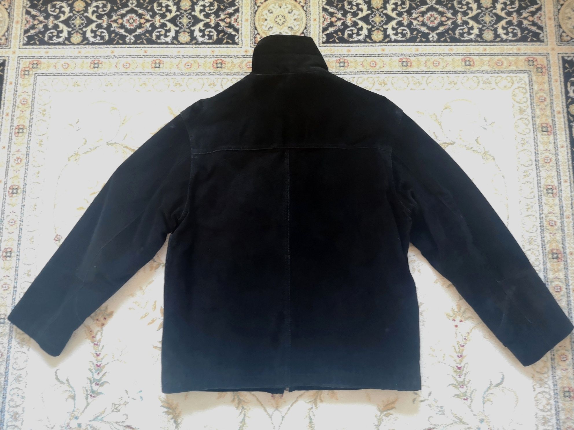 Męska kurtka zamszowa: TEX Collection rozm.XL - czarna