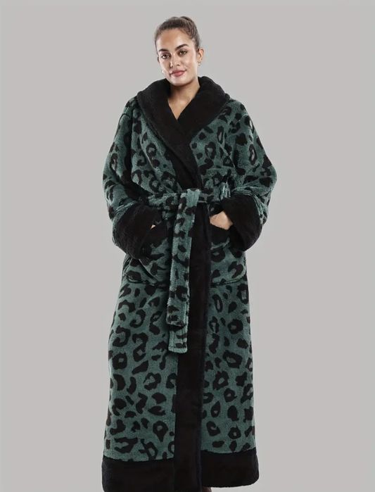 Тёплый уютный длинный халат Oversize