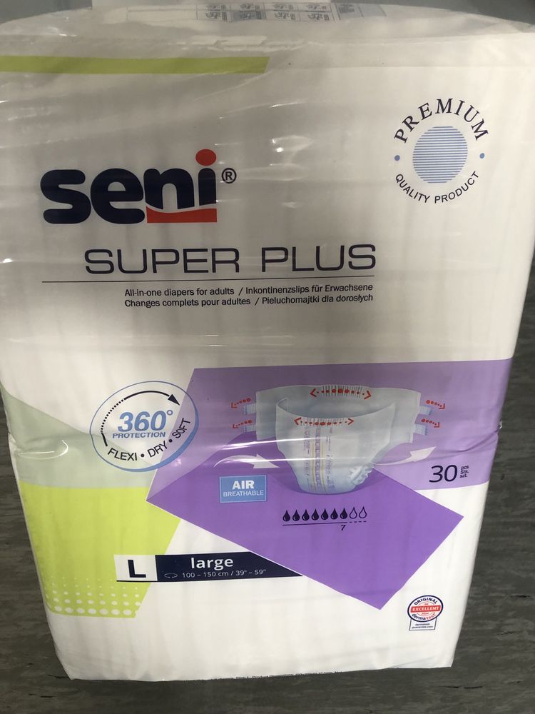 Pampersy 60 szt roz L seni