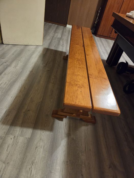 Bancos corridos madeira maciça