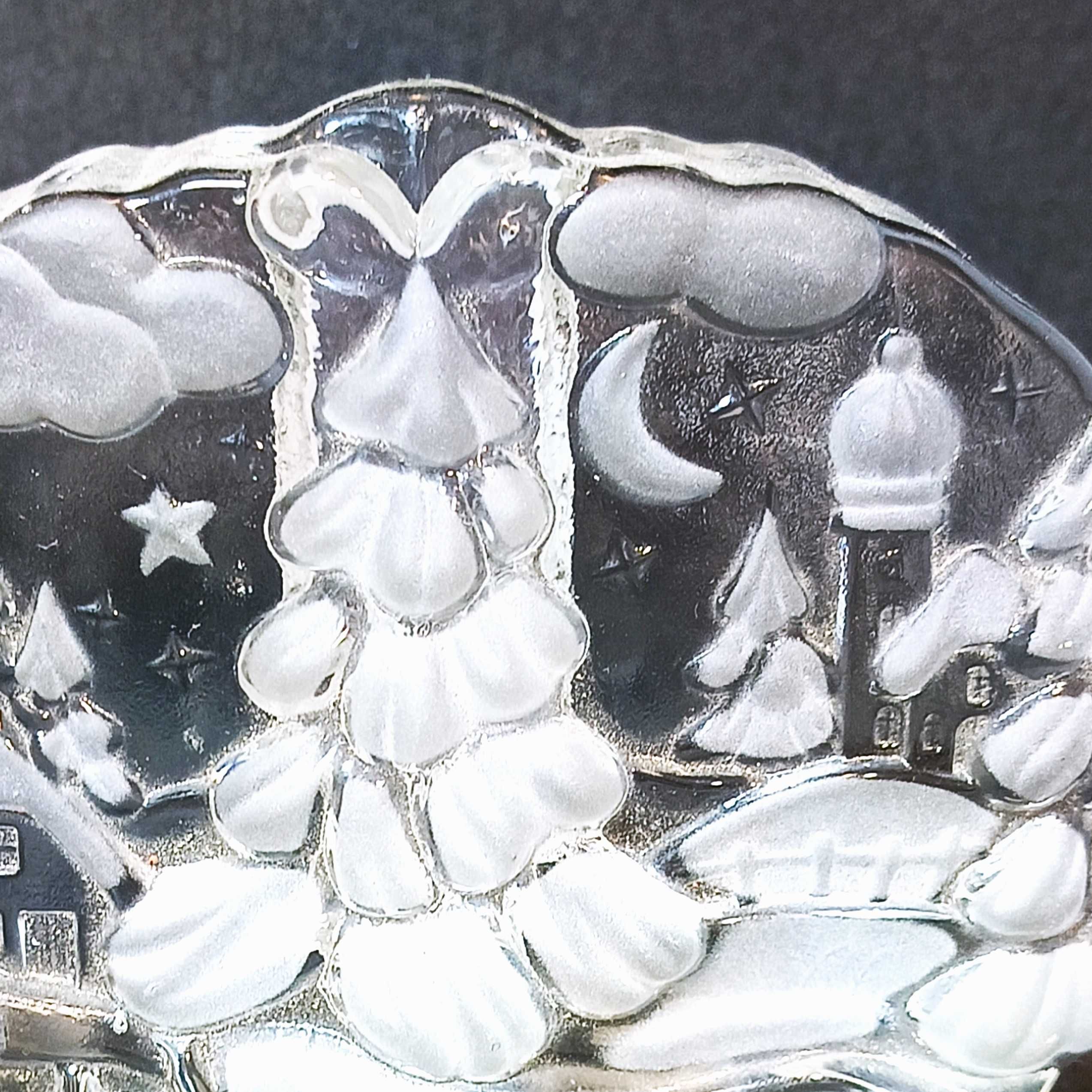 Vitage. Walter glass. Wazon kryształowy - świecznik.