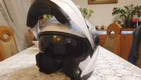 Kask motocyklowy biały M  Ls2 55 cm