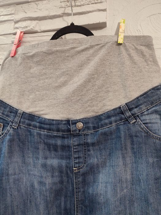 Spódnica jeansowa ciążowa roz Xl