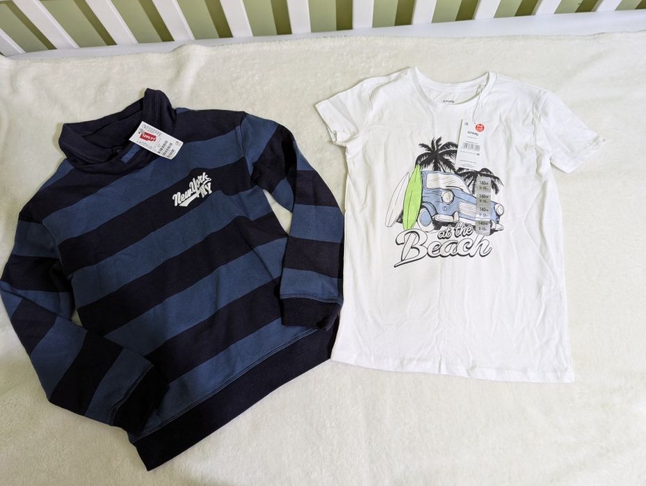 Нова кофта кардиган пуловер светр шкільний H&m футболка 140