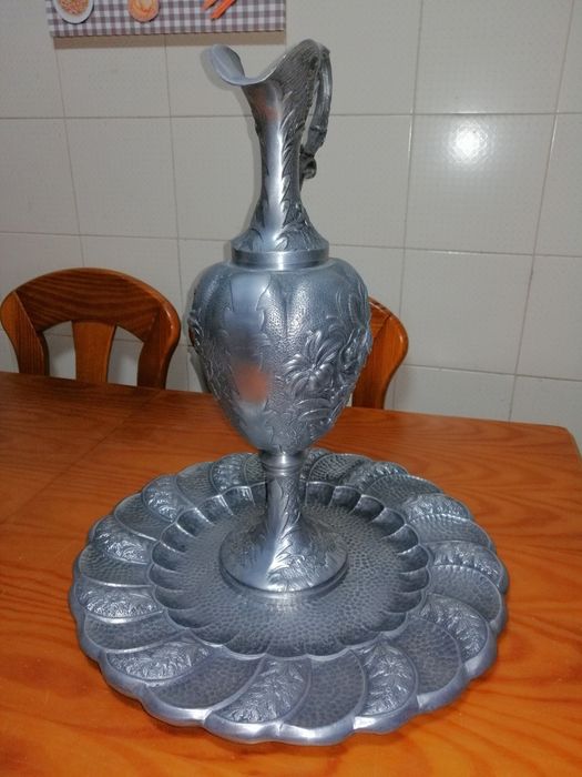 2 peças em estanho