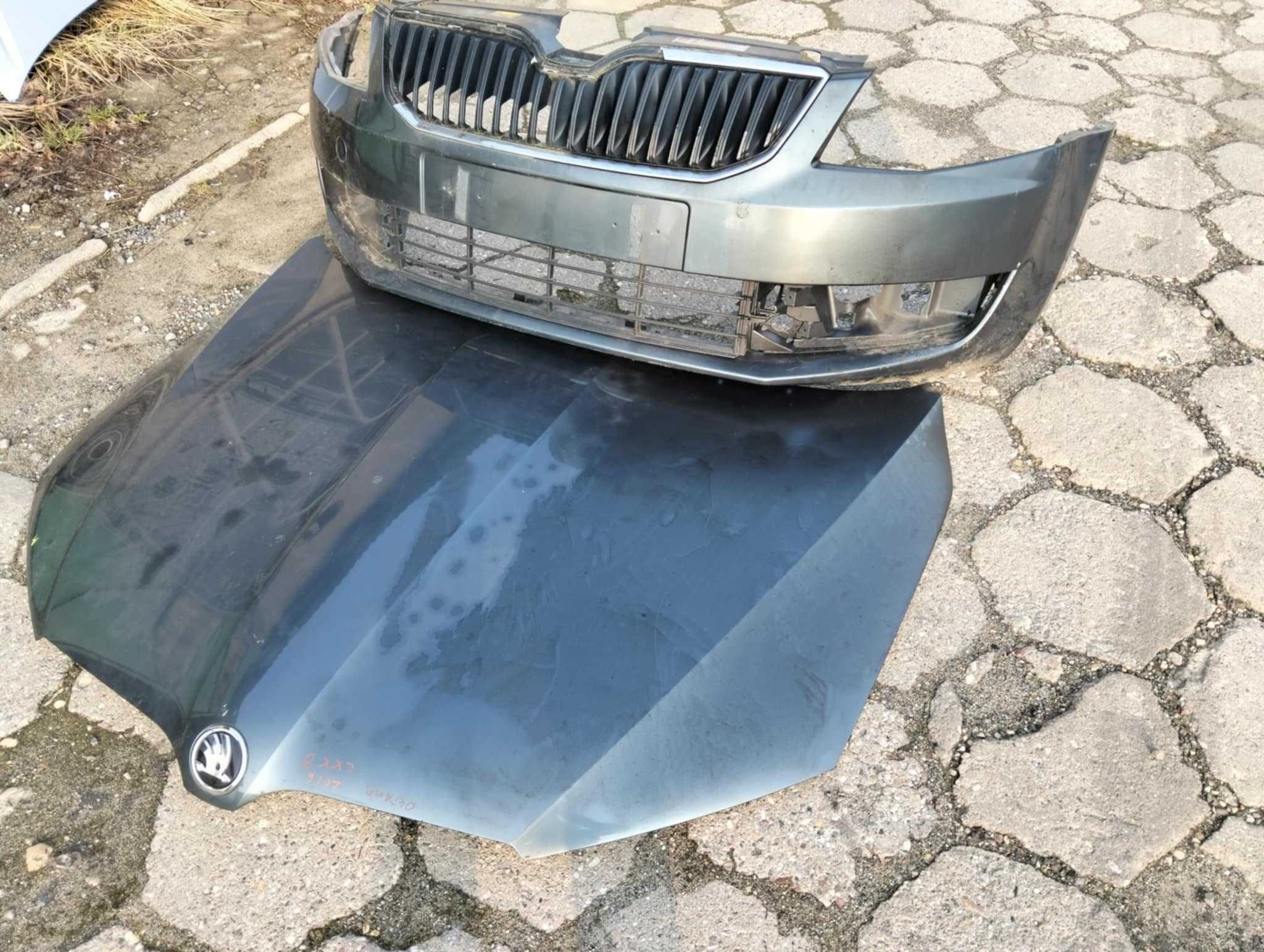 Skoda Octavia III  Zderzak maska kod lakieru CXXB rok 2016 CZĘŚCI Inne