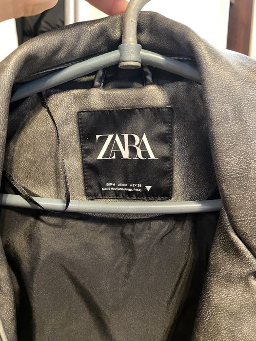 Косуха , шкірянка, кожанка zara укорочена