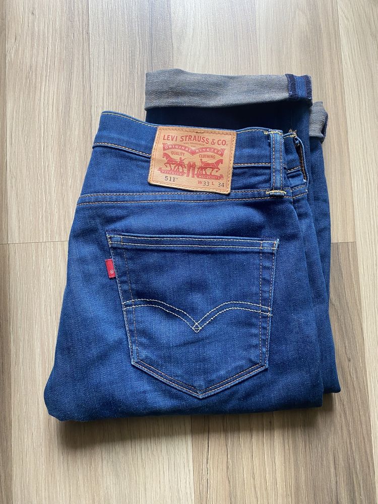 Джинси Levis 511 W33 L34