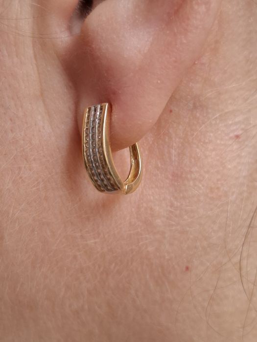 Kolczyki złote próba 585 (14k) 2,89 gr. nowe