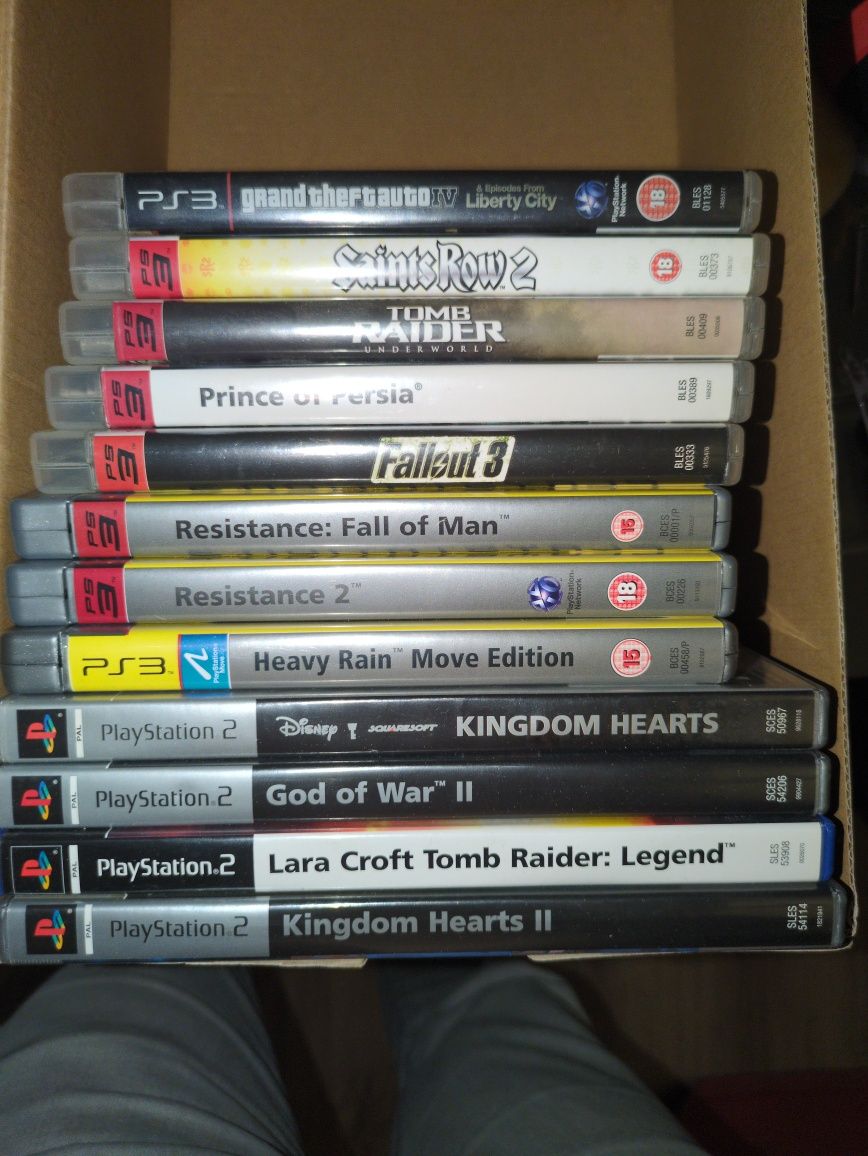 Jogos Play Station 3 e 2
