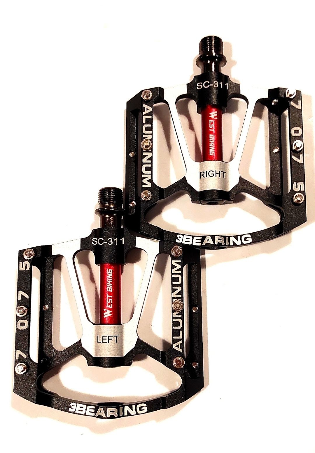 West Biking pedały Platformowe MTB 3 łożyska maszynowe 280g Jakość PRO