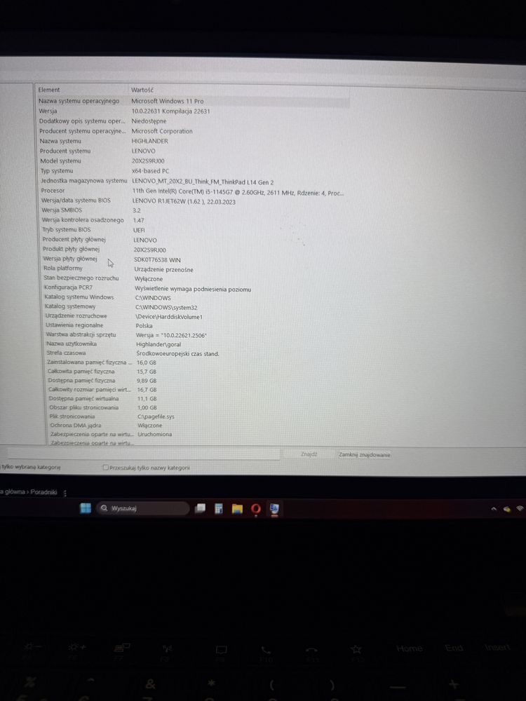Lenovo ThinkPad L14 Gen2 | 16GB RAM | Intel i5-1145G7 4X 2.60GHz |