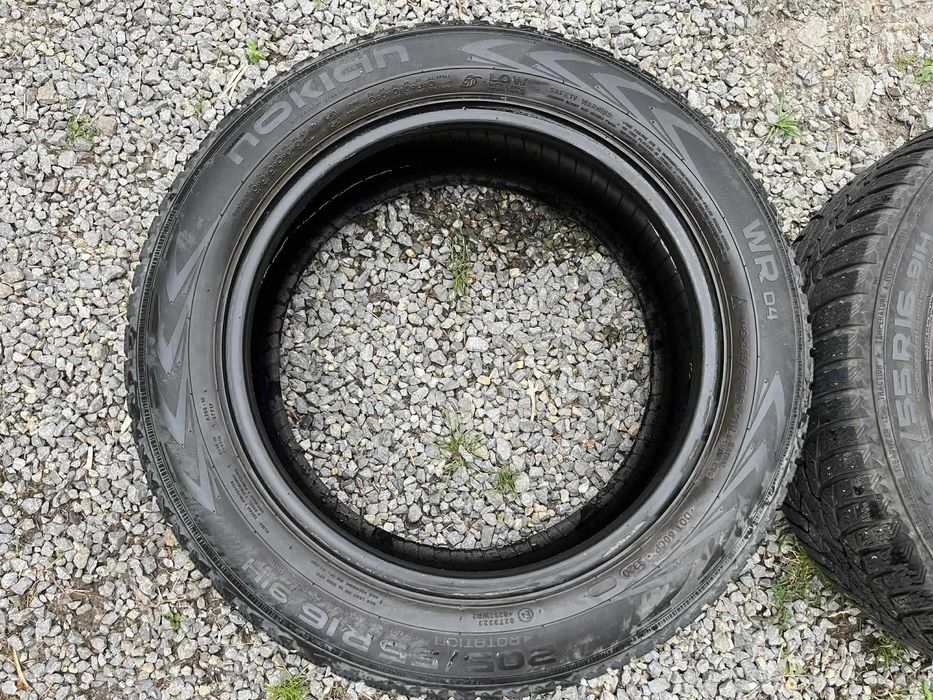 Opony 205/55R16 Nokian WR D4 Zima 2sztuki 5,39mm bieżnika