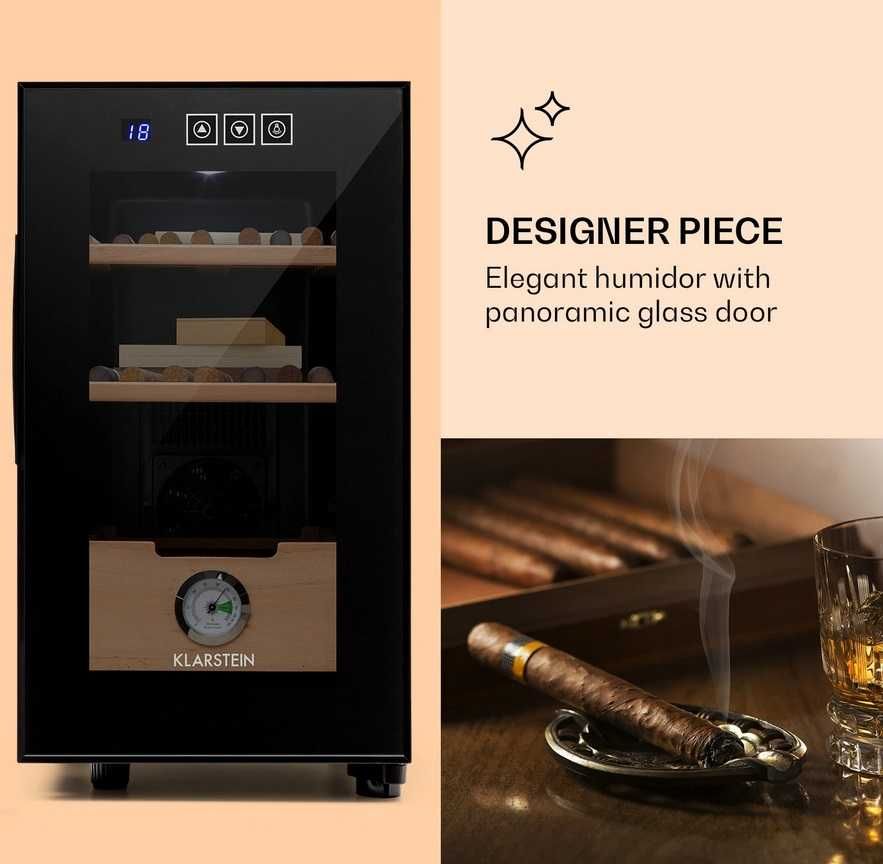 Chłodziarka do cygar, humidor  23L. Klarstein  S-080