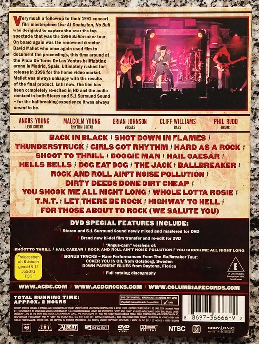 AC/DC - 18 CDs + 1 DVD - Raros - CD Muito Bom Estado