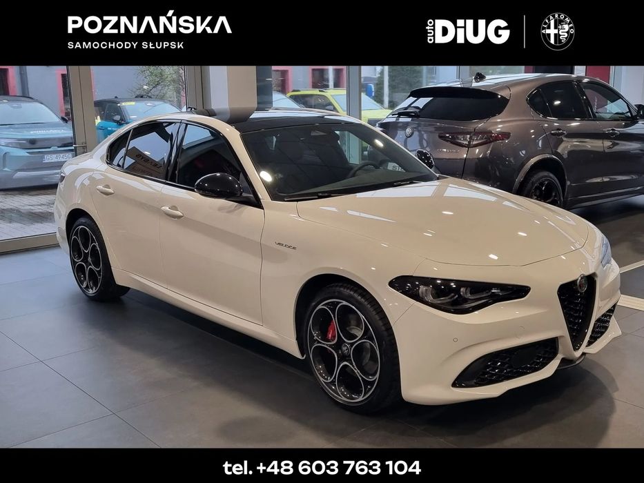 Alfa Romeo Giulia 2.0 280KM Veloce, od ręki, salon Auto Diug Słupsk