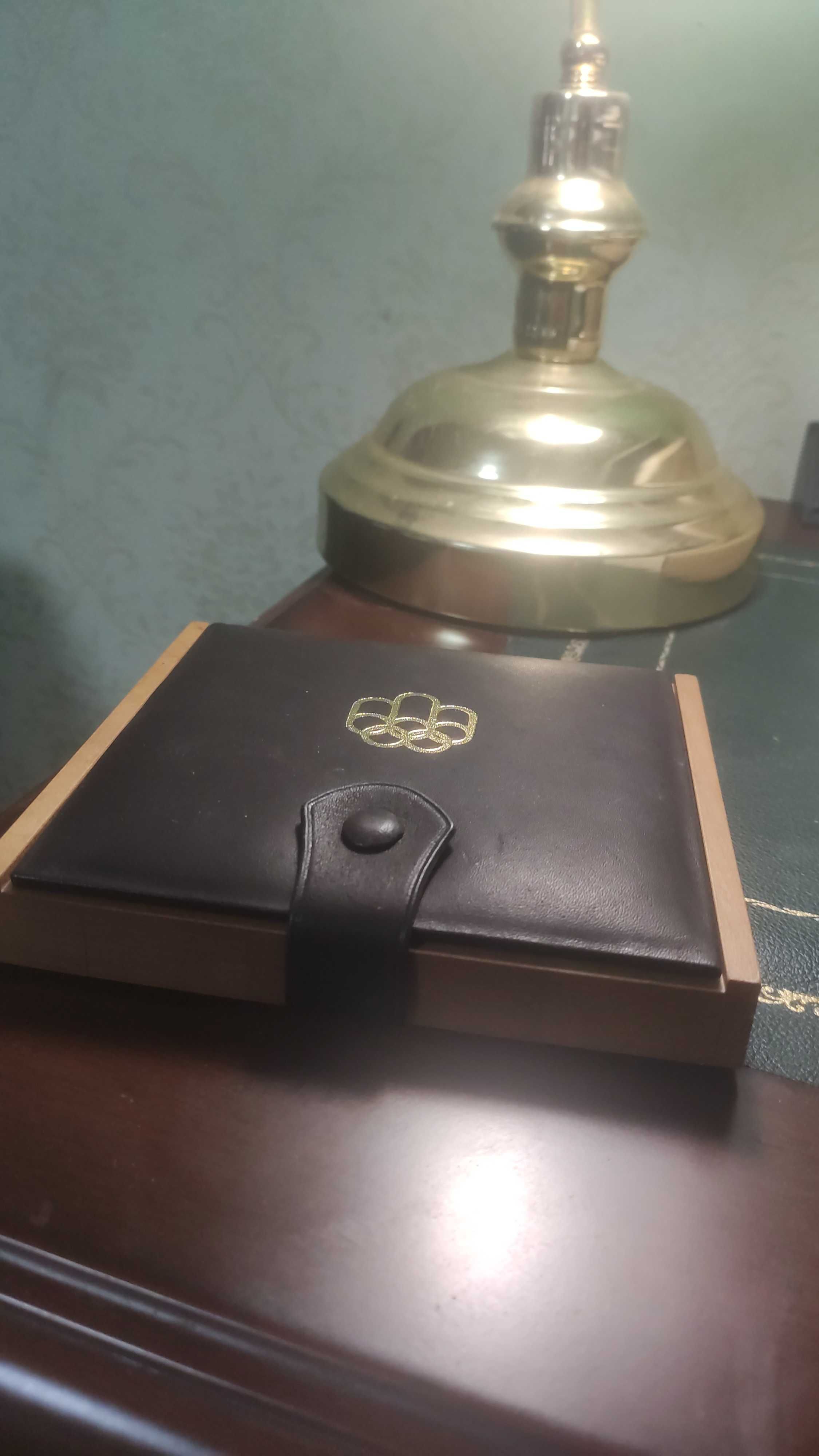 набор монет Канада Олимпиада 1976г. UNC серебро 146гр футляр сертифика