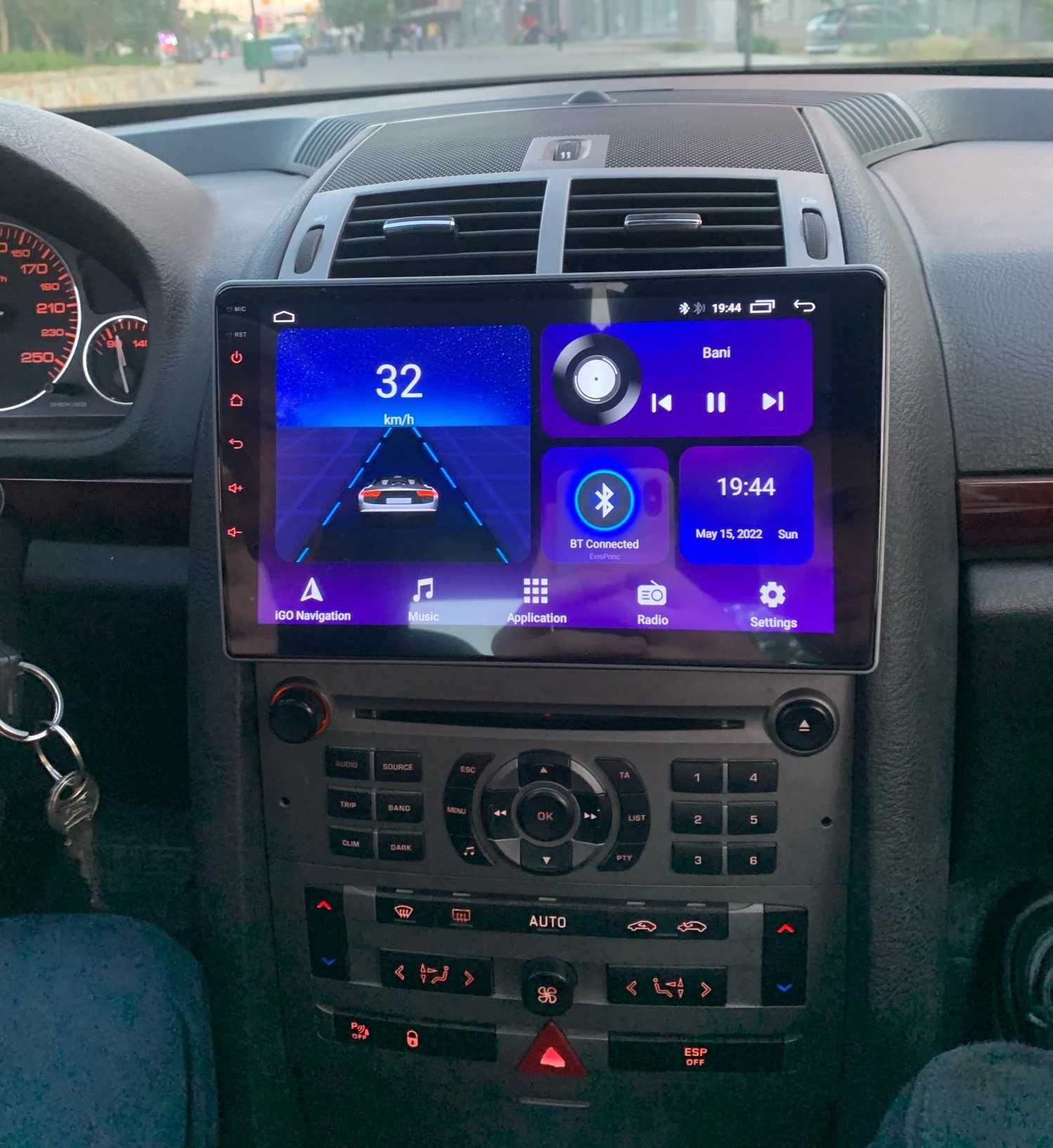 (NOVO) Rádio 2DIN 9" • Peugeot 407 • (2004 a 2011) • Android [4+32GB]