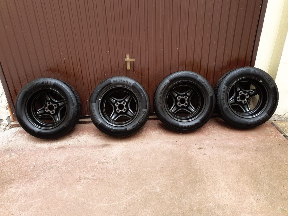 Koła letnie 15 cali 4x100 felgi strukturalne renault dacia continental