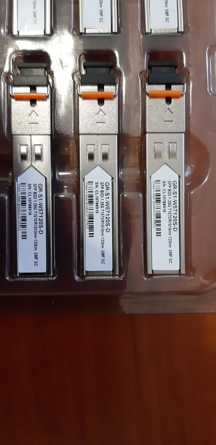 Комплект модулей SFP 120 км 1510/1570 нм GR-S1-C51120S-D(C57120S-D)