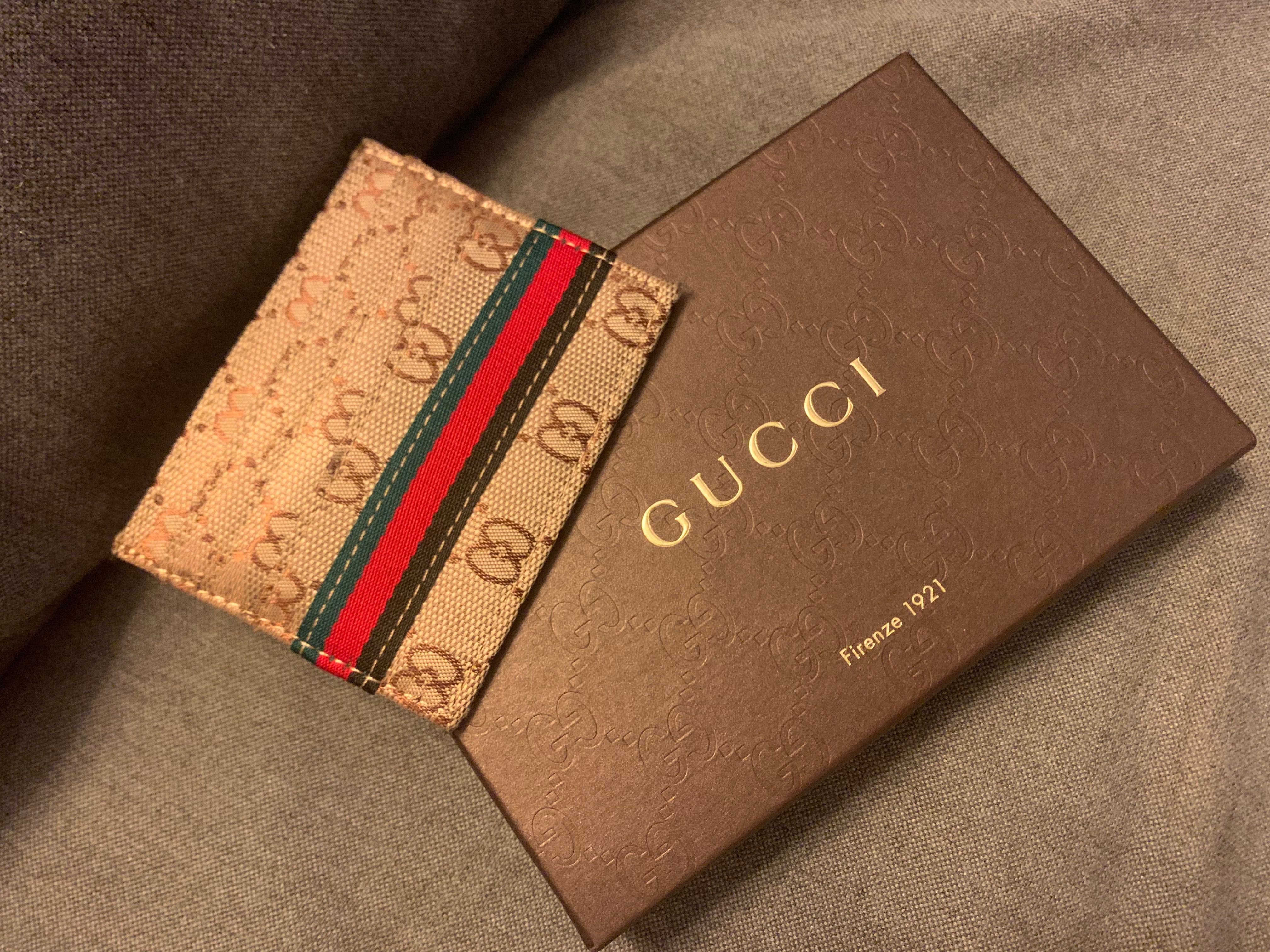 Portfel na karty GUCCI na banknoty